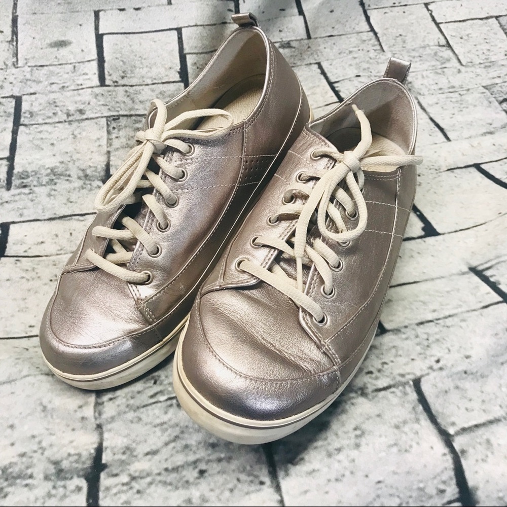 Fitflop Pewter Supertone Sneaker Walking Shoe US 8